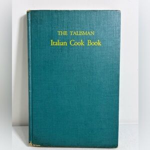 The Talisman Italian Cook Book Hardcover Ada Boni 1950 Ronzoni Edition
